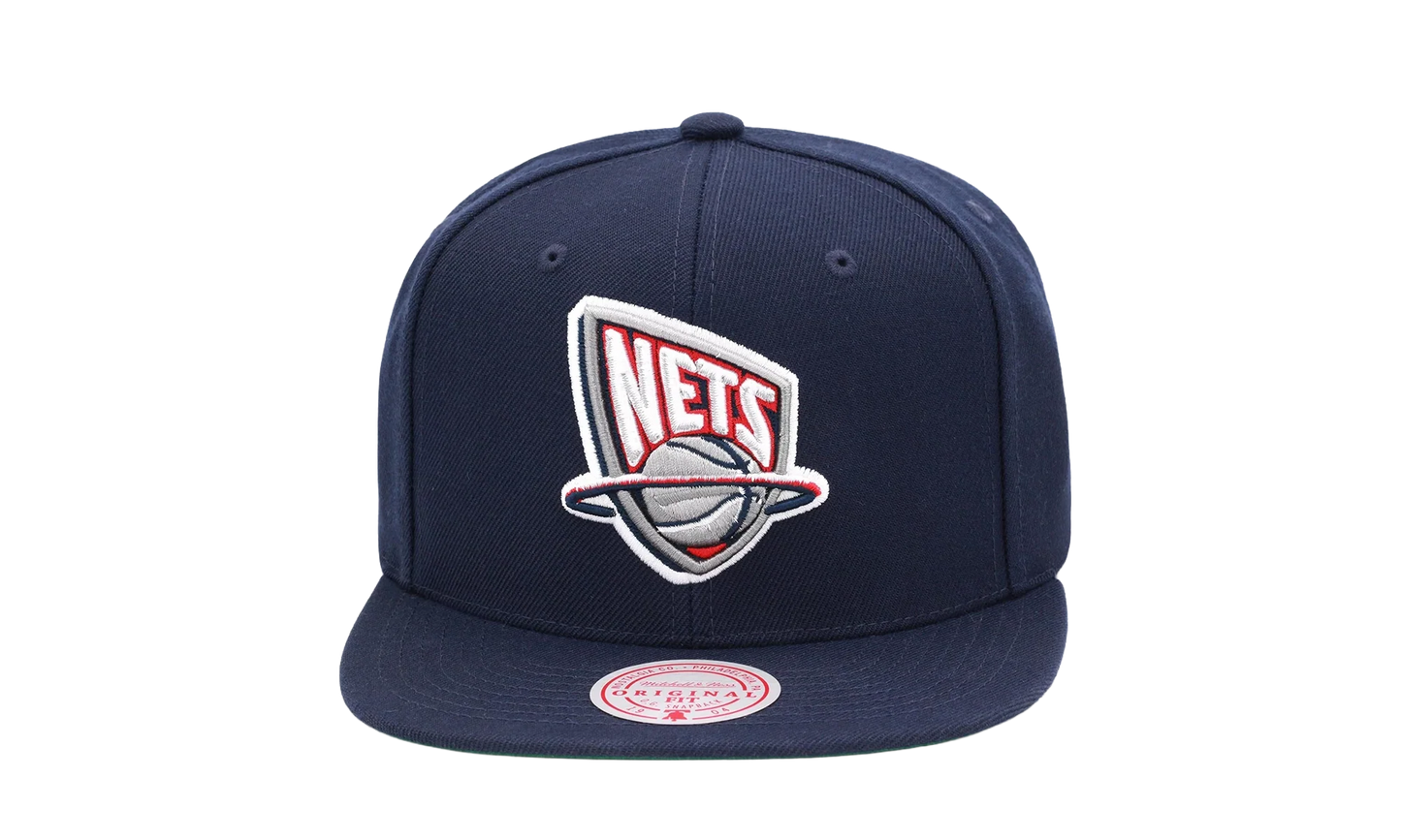 NBA Hardwood Classics Team Ground 2.0 Snapback Cap "Brooklyn Nets - Blue" HHSS3258 NJNYYPPPBLUE