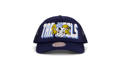 NCAA Billboard Trucker Snapback Cap "North Carolina Tar Heels - Navy" HHSS5346 UNCYYPPPNAVY