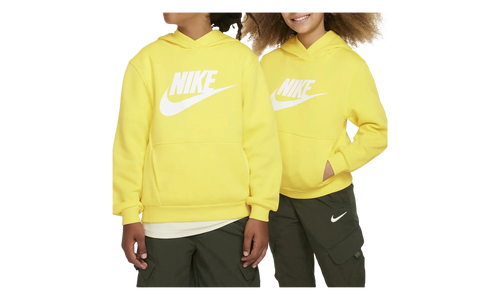 Sportswear Club Fleece Hoodie GS "Opti Yellow / White" FD2988 731