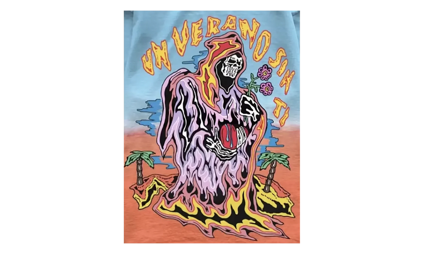 Bad Bunny "Un Verano Sin Ti" Ombre T-shirt "Blue" WL006
