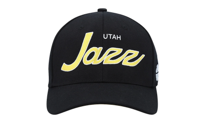 NBA Team Script 2.0 Stretch Snapback Cap "Utah Jazz - Black / Yellow" HHSS3281 UJAYYPPPBKYW