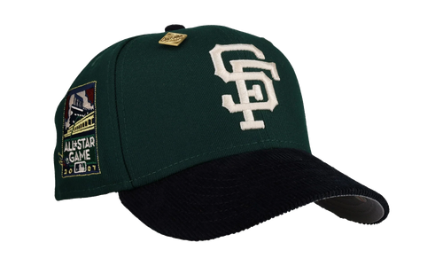 59FIFTY San Francisco Giants 2007 All Star Game Fitted Hat "Green / Navy Corduroy" NE433