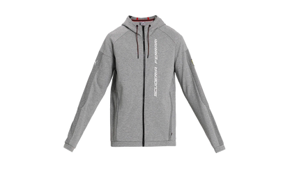 Scuderia Ferrari Race Hooded Sweat Jacket "Medium Gray Heather" 597951 03