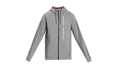 Scuderia Ferrari Race Hooded Sweat Jacket "Medium Gray Heather" 597951 03
