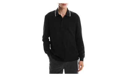 Courtside Long-T Polo "Black" 1MF30500553