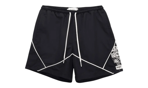 Nylon Growth Track Shorts "Black" HTG260129 BLK
