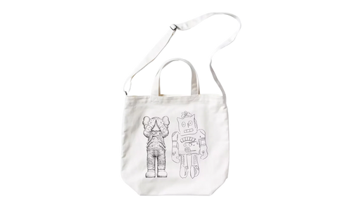 Uniqlo Warhol 2Way Tote Bag "White" KAWS202494