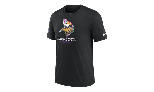 NFL Minnesota Vikings 2024 Crucial Catch T-Shirt "Black" 02G3 00A ZUK GXZ