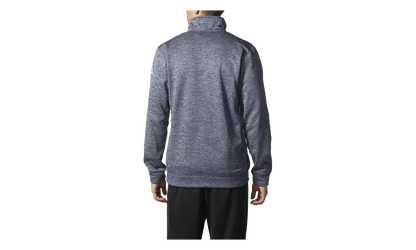 USA Flag Tech Fleece 1/4 Zip Jacket "Collegiate Navy Heathered" CV2273