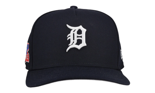 9FIFTY Detroit Tigers 1984 Team Color A Frame Snapback Hat "Black (Grey Brim)" NE473