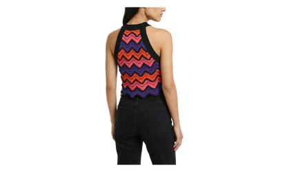 Cropped Knit Halter Top WMNS "Multicolor" AF4AB024KD68ABC