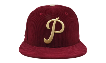 MLB Team Cord Fitted Phillies 1950 Cap "Cardinal" 6HSF1838 PPH50PPPCARD