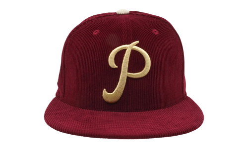 MLB Team Cord Fitted Phillies 1950 Cap "Cardinal" 6HSF1838 PPH50PPPCARD