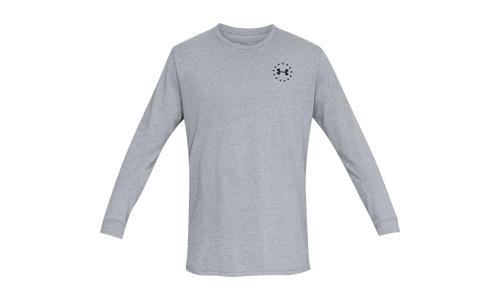 Freedom Flag Long Sleeve Tee "Steel Light Heather / Black" 1333369 035