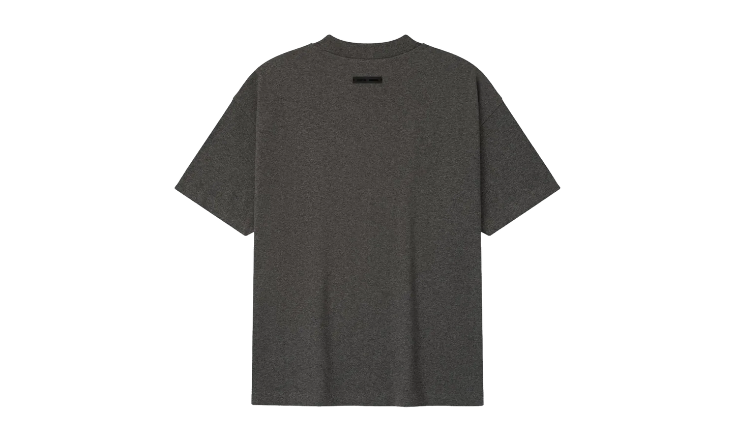 Embroidered Classic Short Sleeve Tee "Charcoal Heather" 125HO254191F