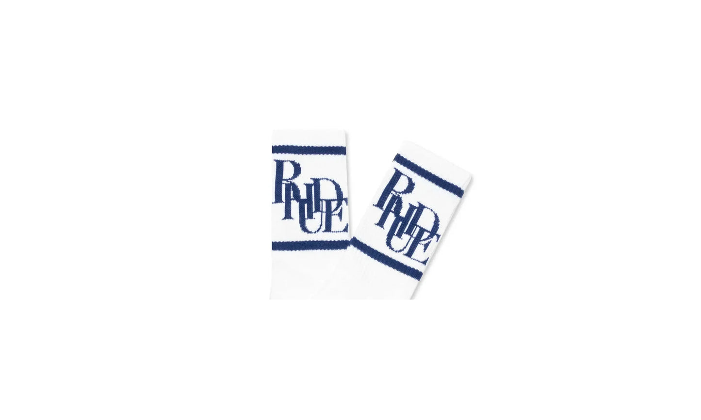 Scramble Logo Sock "White/Navy" RHPF22SO04070807