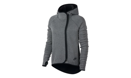 Sportswear Tech Fleece Hoodie WMNS "Carbon Heather Black" 908822 091