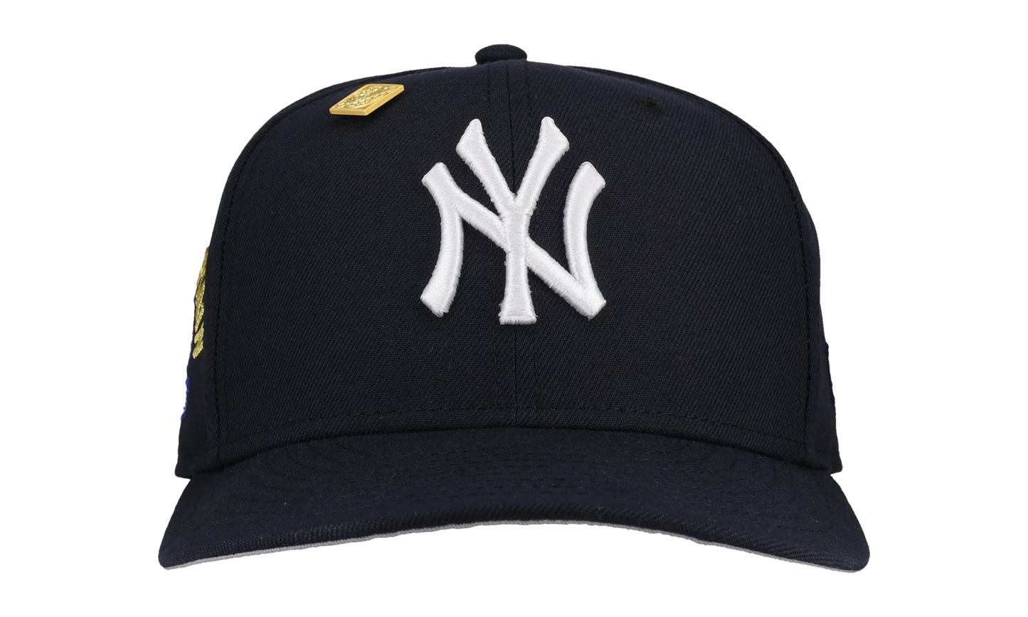 59FIFTY New York Yankees "The Captain" Fitted Hat "Navy Metallic / Grey Brim" 123451300275