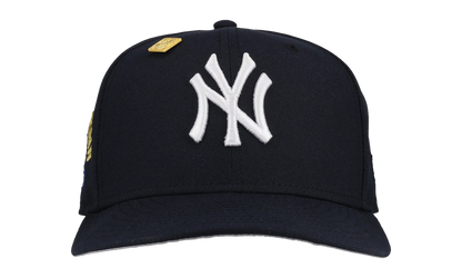 59FIFTY New York Yankees "The Captain" Fitted Hat "Navy Metallic / Grey Brim" 123451300275