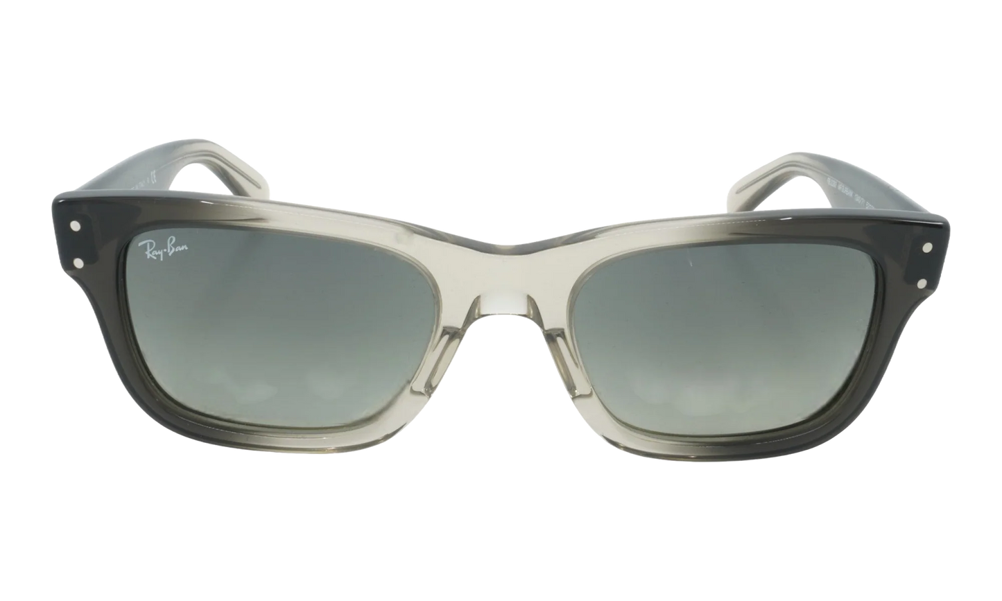 BURBANK SUNGLASSES "POLISHED TRANSPARENT GREY" RB2283-1340-71_52