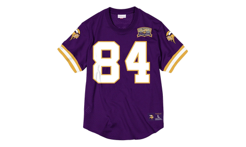 NFL Name & Number Mesh Crew Neck Shirt "Minnesota Vikings - Purple" NNMPMG18061 MVIPURP00RMO
