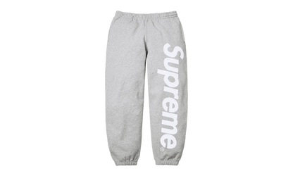 Satin Appliqué Sweatpant "SS26 - Grey" SU27514