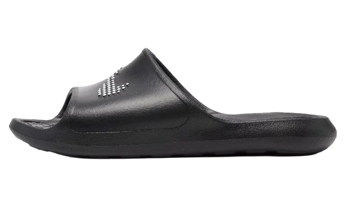 Victori One Shower Slides WMNS "Black / Black / White" CZ7836 001