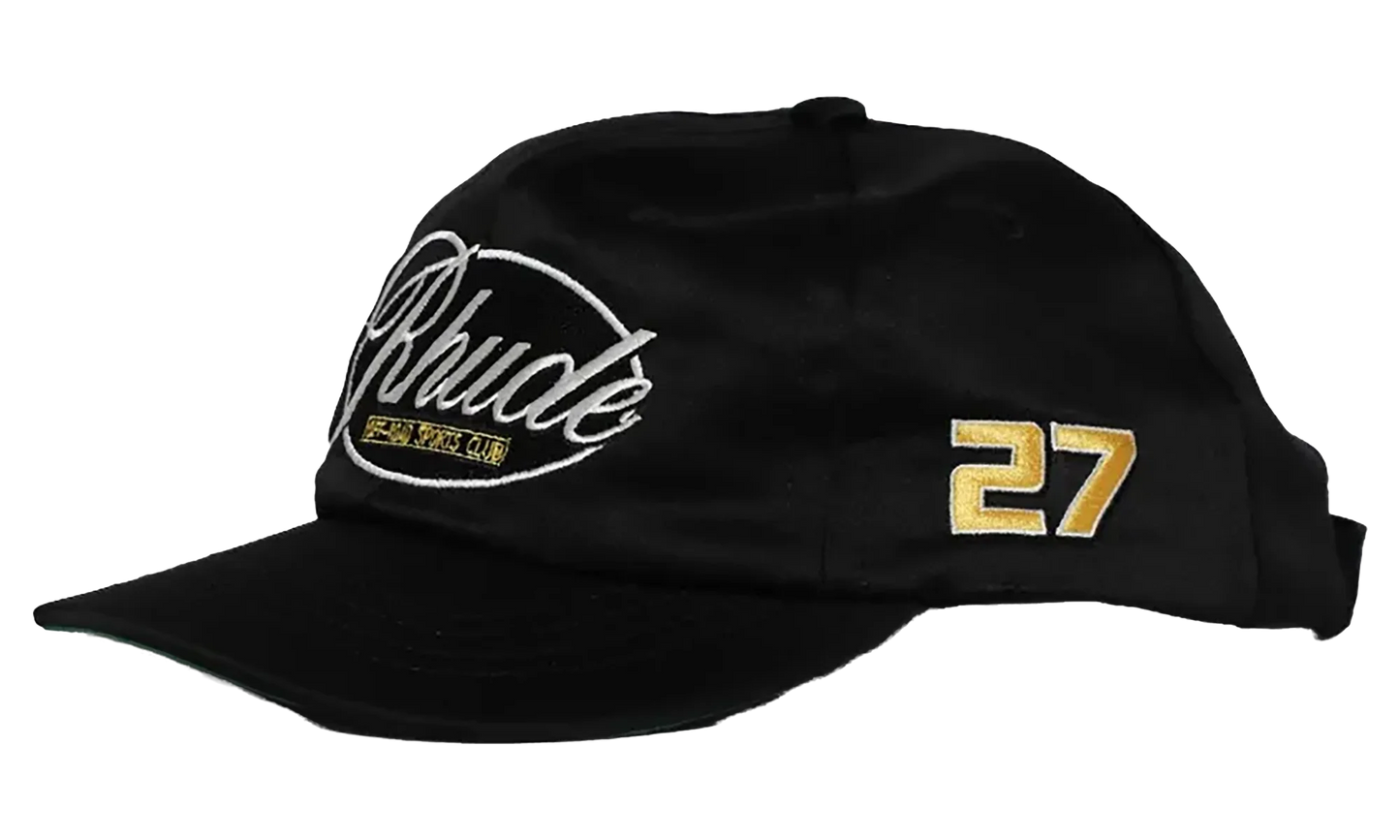 Sports Club Curved Brim Hat "Black" FW25HA030120015