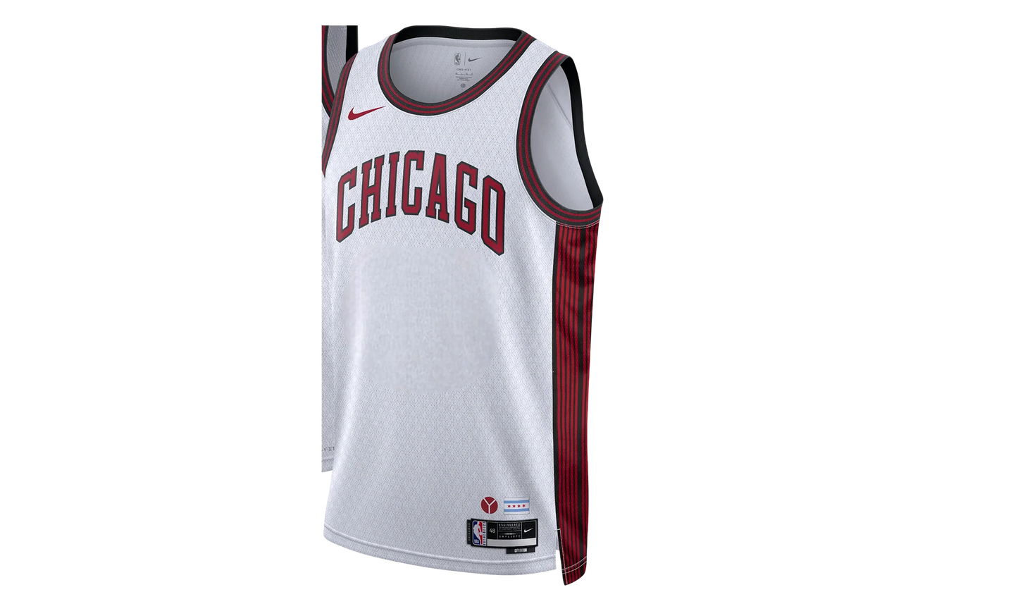 NBA Chicago Bulls City Swingman Jersey 2022-23 "White / Red" DO9622 100