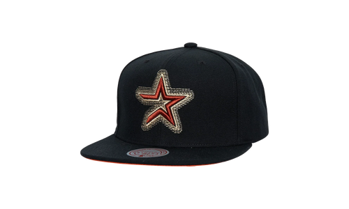 MLB Cooperstown Blurred Vision Snapback Cap "Houston Astros - Black" HHSS7493 HASYYPPPBLCK