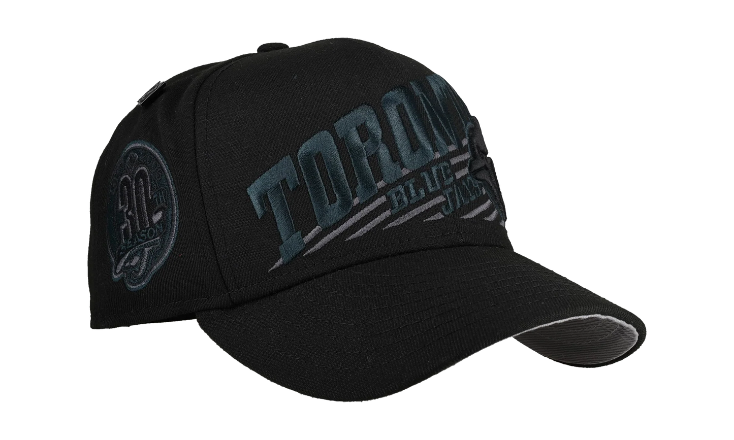 59FIFTY Toronto Blue Jays 30th Season Fitted Hat "Blackout" NE447
