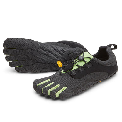 Women's V-Run Retro in Black Green Black