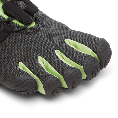 Women's V-Run Retro in Black Green Black
