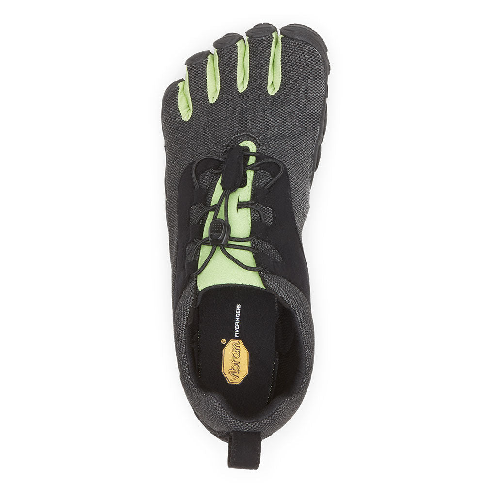 Women's V-Run Retro in Black Green Black