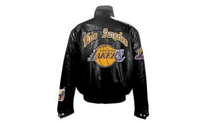 Puffer Full Leather Jacket "Los Angeles Lakers" BL 104