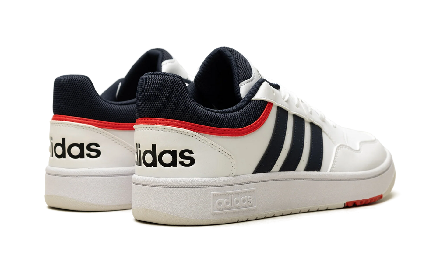 Hoops 3.0 Low Classic "Cloud White / Legend Ink / Vivid Red" GY5427