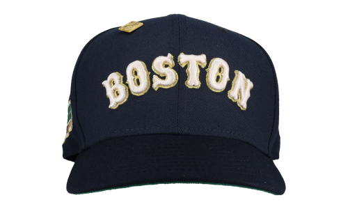 59FIFTY Boston Red Sox 2007 World Series Fitted Hat "Metallic / Navy 2 Tone" 123451299390