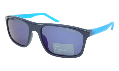 Fire Polarized Sunglasses "Obsidian / Polar Blue Flash" FD1818 451