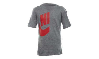 Sportswear T-shirt GS "Carbon Heather / Red" 923662 091