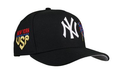 9FIFTY New York Yankees Firework USA A Frame Snapback Hat "Black" NE283