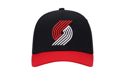 NBA Team 2 Tone 2.0 Stretch Snapback Cap "Portland Trail Blazers - Black / Red" HHSS3265 PTBYYPPPBKRD