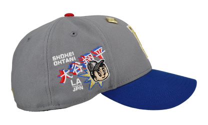 59FIFTY Los Angeles Dodgers Shohei Ohtani Fitted Hat "Graphite / Blue" NE450