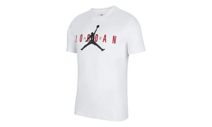 Air Jordan Wordmark T-Shirt "White / Gym Red / Black" CK4212 101