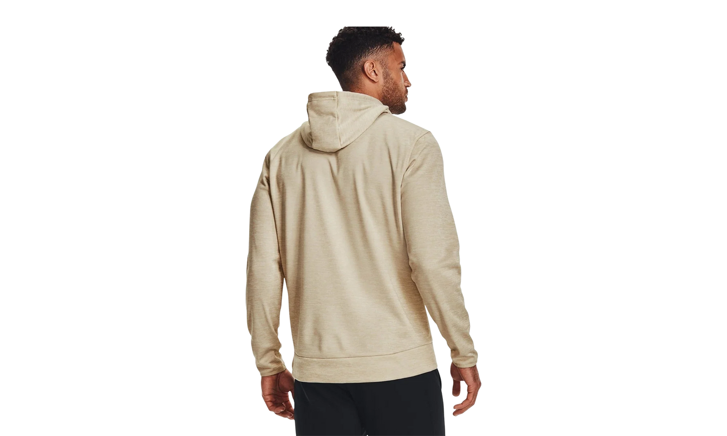 Armour Fleece Big Logo Hoodie "Khaki Base / Baroque Green" 1357085 289