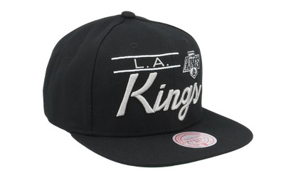 NHL Retro Lock Up Snapback Cap "Los Angeles Kings - Black" 6HSSLD21213 LAKBLCK