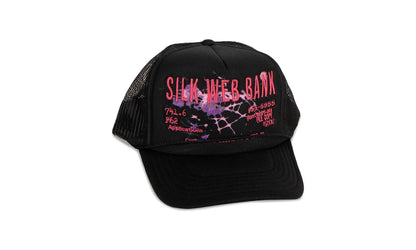 Silk Web Bank Trucker Hat "Black" SP5der255