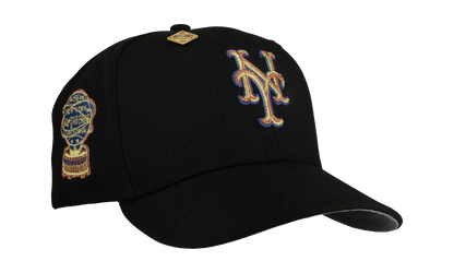 59FIFTY New York Mets 1964 All Star Game Fitted Hat "Black Gold Trim" NE444