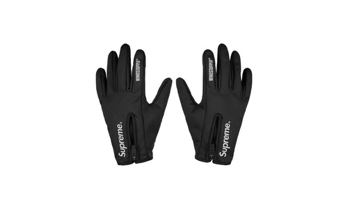 WINDSTOPPER Zip Gloves "FW25 - Black" SU26875