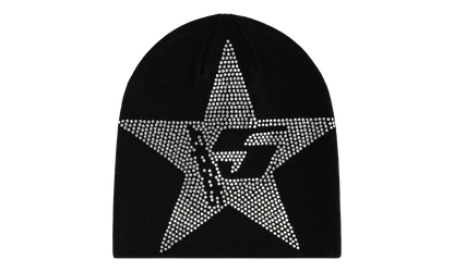 Star Rhinestone Skully "Black" SP5der297