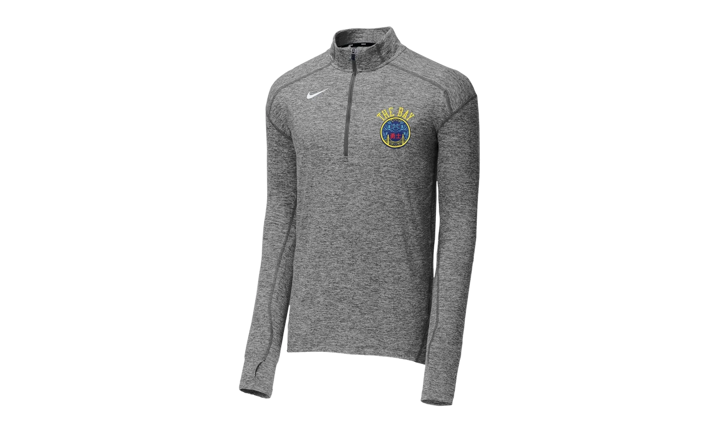 NBA The Bay 1/4 Zip Pullover "Golden State Warriors - Grey" H000428 NGSW